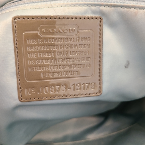 Coach Large patent leather Tote Bag - Picture 12 of 16